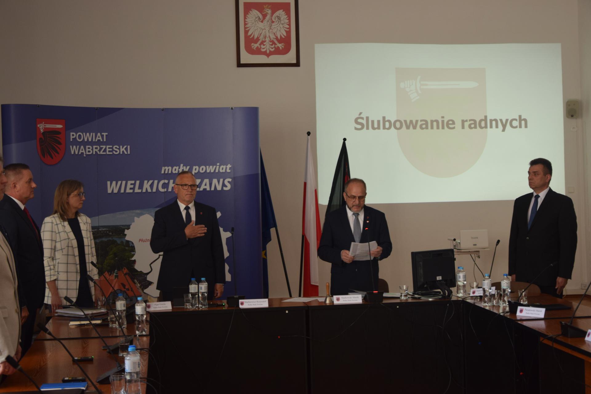 Odbyła się I sesja VII kadencji Rady Powiatu w Wąbrzeźnie