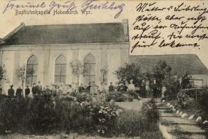 Kaplica baptystów w Książkach w czasach świetności