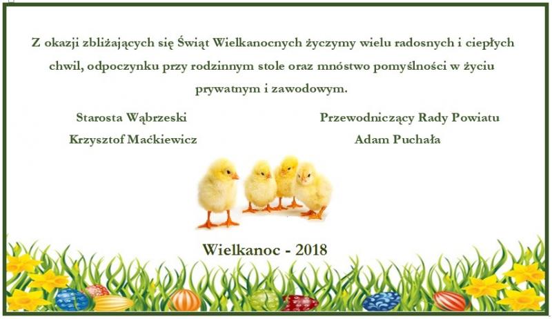 Życzenia Wielkanocne 2018