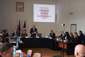 2. Odbyła się IV sesja Rady Powiatu w Wąbrzeźnie