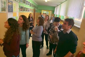 1. Spotkanie z przyjaciółmi z partnerskich szkół w ZSZ w Wąbrzeźnie