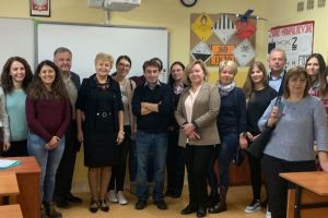 2. Spotkanie z przyjaciółmi z partnerskich szkół w ZSZ w Wąbrzeźnie
