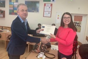 8. Spotkanie z przyjaciółmi z partnerskich szkół w ZSZ w Wąbrzeźnie