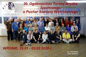 2. Turniej Brydża Sportowego o Puchar Starosty Wąbrzeskiego