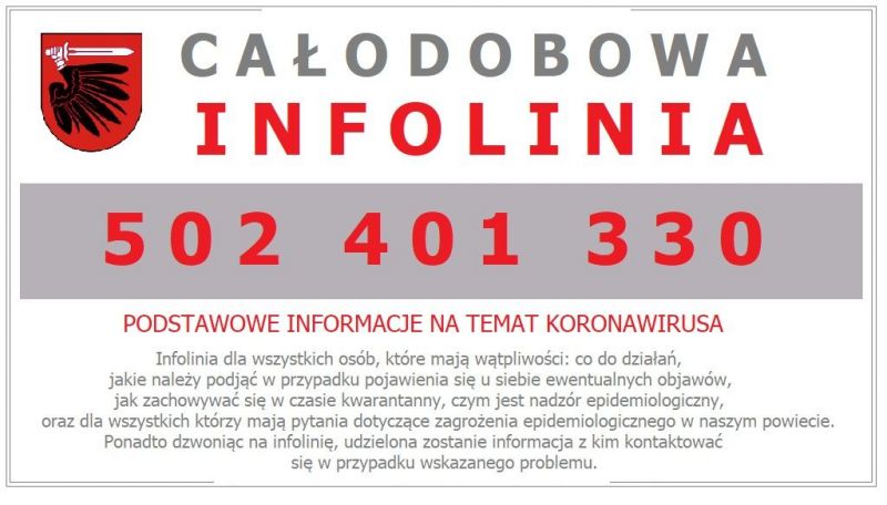 CAŁODOBOWA INFOLINIA