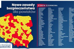 Mapa ze strefami