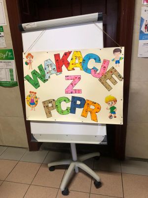 Wakacje z PCPR plakat