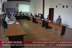 Odbyła się XXV Sesja Rady Powiatu w WąbrzeźniePrzechwytywanie1