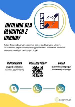 Infolinia dla głuchych z Ukrainy1 INFOLINIA