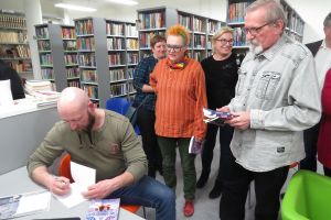 Spotkanie z Wiktorem Zakrzewskim w bibliotece