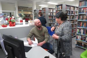 Spotkanie z Wiktorem Zakrzewskim w bibliotece