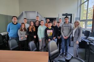 Dzieci ze szkoły podstawowej z wizytą w ZS w Wąbrzeźnie