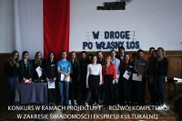 Uczniowie biorący udział w projekcie