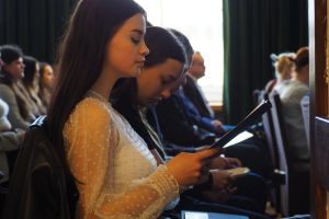 Uczestnicy debaty oksfordzkiej w Wąbrzeskim Domu Kultury (14)