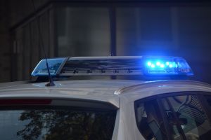 Sygnalizacja świetlna na radiowozie