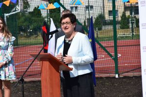 Otwarcie boiska w Zespole Szkół w Wąbrzeźnie