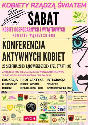 Plakat Sabat Kobiet Gospodarnych i Wyjątkowych