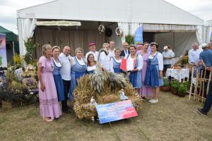 grupa osób podczas dożynek wojewódzkich