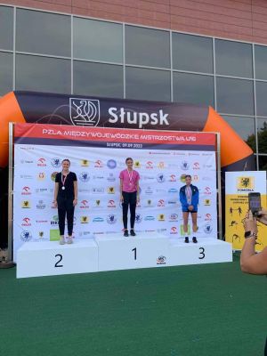 Uczennice na podium