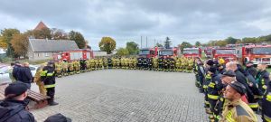 ćwiczenia komendy straży pożarnej