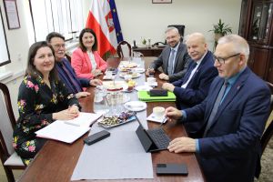 Spotkanie dotyczące Centrów Zdrowia 75+ w Starostwie Powiatowym w Golubiu-Dobrzyniu (1)