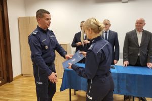 Odprawa roczna w Komendzie Powiatowej Policji w Wąbrzeźnie (2)