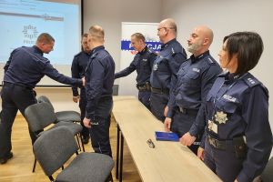 Odprawa roczna w Komendzie Powiatowej Policji w Wąbrzeźnie (5)