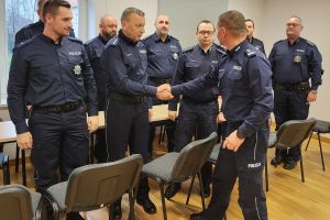 Odprawa roczna w Komendzie Powiatowej Policji w Wąbrzeźnie (6)