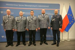 Uroczystość wręczenia medali im. podkomisarza Andrzeja Struja przez Ministra Spraw Wewnętrznych i Administracji (3)