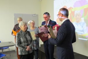 80. urodziny Prezes Polskiego Związku Niewidomych w Wąbrzeźnie Pani Zofii Brzezińskiej (2)