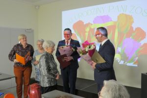 80. urodziny Prezes Polskiego Związku Niewidomych w Wąbrzeźnie Pani Zofii Brzezińskiej (3)