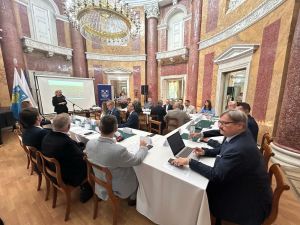 Starostowie uczestniczący w Konwencie Powiatów Województwa Kujawsko-Pomorskiego w Lubostroniu