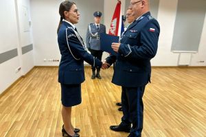Zbiórka z okazji powołania nowego Komendanta Powiatowego Policji w Wąbrzeźnie (6)