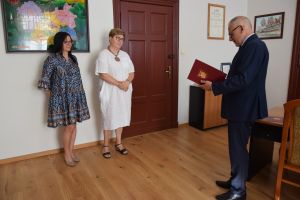 Starosta Wąbrzeski podziękował Pani Beacie Szewc za pełnienie obowiązków Dyrektora Specjalnego Ośrodka...