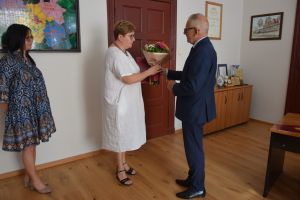 Starosta Wąbrzeski podziękował Pani Beacie Szewc za pełnienie obowiązków Dyrektora Specjalnego Ośrodka...