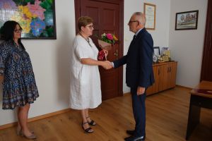 Starosta Wąbrzeski podziękował Pani Beacie Szewc za pełnienie obowiązków Dyrektora Specjalnego Ośrodka...