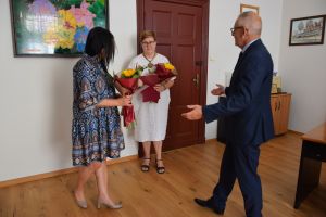 Starosta Wąbrzeski podziękował Pani Beacie Szewc za pełnienie obowiązków Dyrektora Specjalnego Ośrodka...