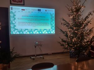 Przedstawiana prezentacja na warsztatach psychologicznych.
