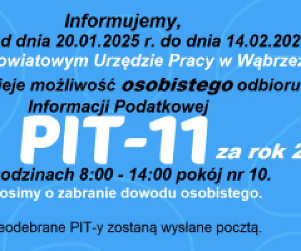 Komunikat o PIT 11