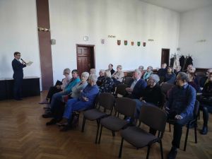 Spotkanie o pierwszym polskim Staroście Wąbrzeskim Józefie Szczepańskim i jego żonie Irenie Szczepańskiej w Starostwie...