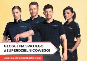 Policjanci z serialu "Dzielnica strachu".