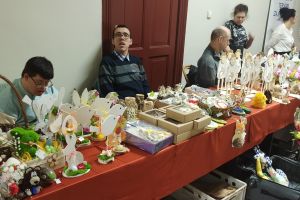Mini Kiermasz Wielkanocny w Starostwie Powiatowym w Wąbrzeźnie.
