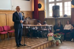 Uroczystość zakończenia roku maturzystów w Zespole Szkół Ogólnokształcących w Wąbrzeźnie