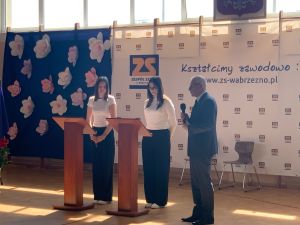 Uroczystość zakończenia roku maturzystów w Zespole Szkół w Wąbrzeźnie