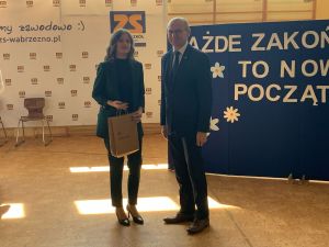 Uroczystość zakończenia roku maturzystów w Zespole Szkół w Wąbrzeźnie