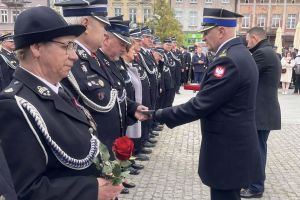 Uroczyste onchody Wojewódzkiego Dnia Strażaka połączone z 150-leciem Ochotniczej Straży Pożarnej w Wąbrzeźnie