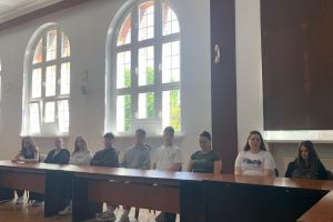Uczniowie ZSO w Wąbrzeźnie na "Lekcjach w Starostwie"