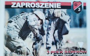 Zaproszenie 3 Pułk Saperów im. gen. Karola Sierakowskiego