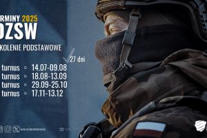 Plakaty informujące o Dobrowolnej Zasadniczej Służbie Wojskowej