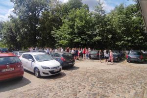 Próbna ewakuacja w Starostwie Powiatowym w Wąbrzeźnie